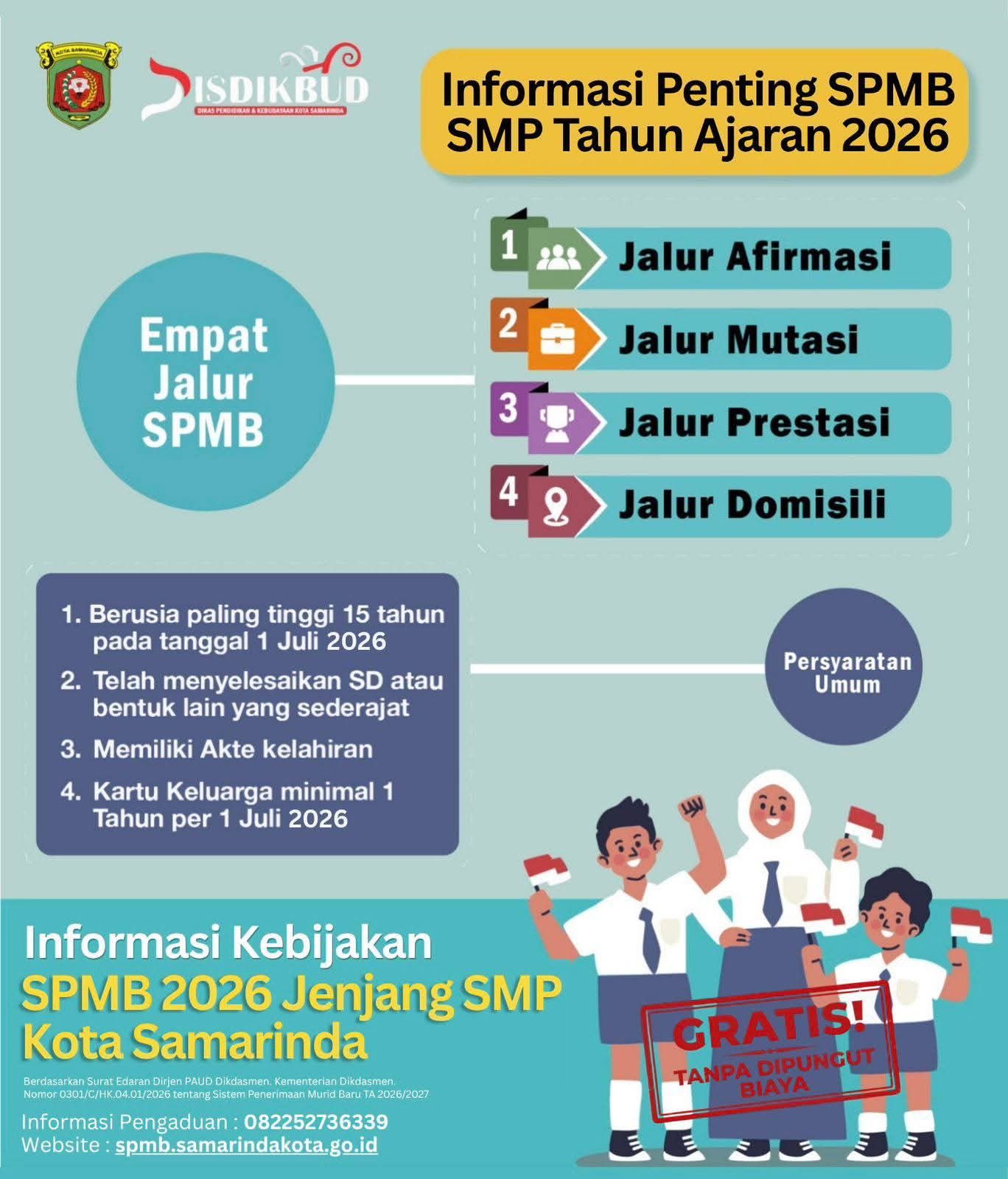 Informasi Jalur dan Persyaratan Umum